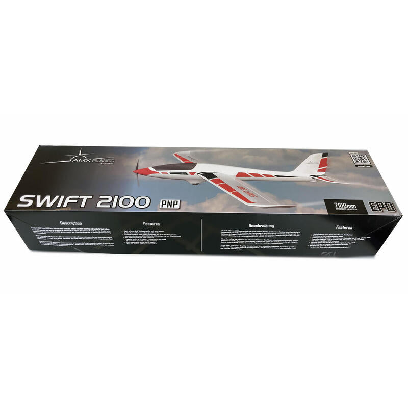 Amewi Swift 2100 Modelo Controlado Por Radio Avión Motor Eléctrico