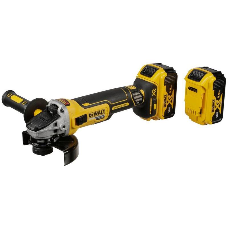 Amoladora Angular Dewalt Inalámbrica Xr Dcg405p2 125 Mm