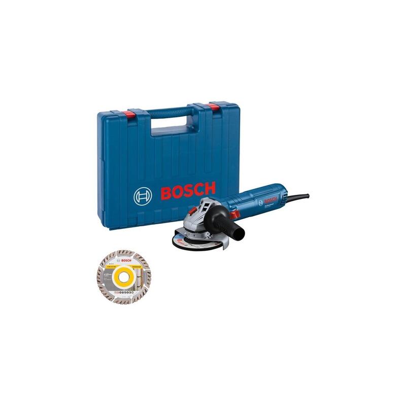 Amoladora Bosch Professional Angular Gws 12-125 Professional + Disco De Corte De Diamante Azul, 1200 W 06013a6102