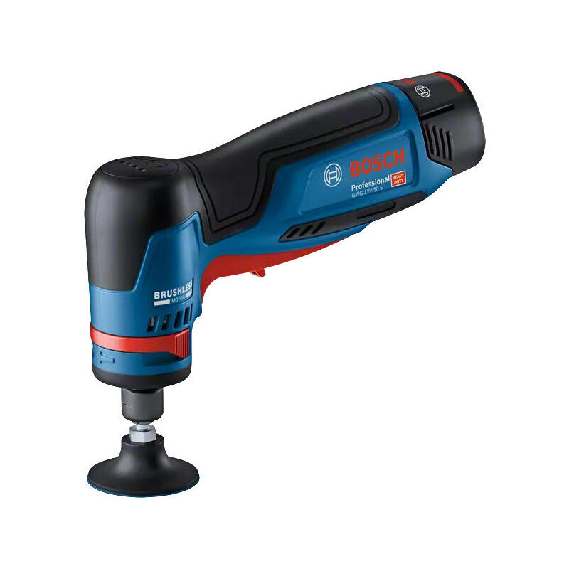 Amoladora Recta A Batería Bosch Professional Gwg 12v-50 S Professional Solo Azul/Negro, Sin Batería Ni Cargador, En L-Boxx