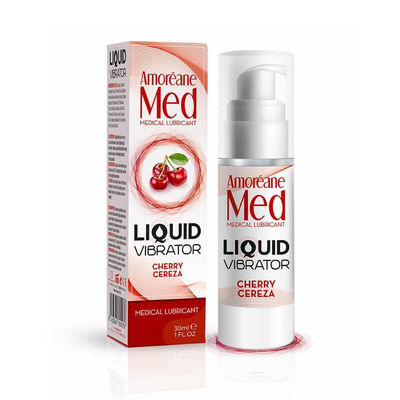 Amoreane - Liquido Vibrador Cereza 30 Ml