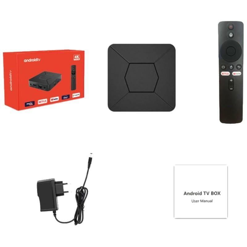 Android Tv Q5 Iatv H313 2gb/8gb Dual Wifi Control Por Voz Certificado Android 10