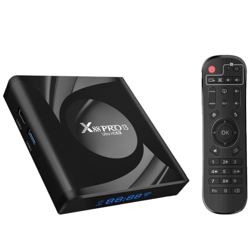 Android Tv X88 Pro 13 4gb/32gb Smart System Android 13 Negro