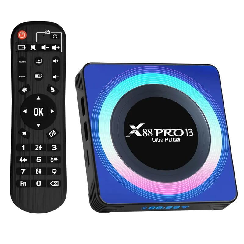 Android Tv X88 Pro 13 4gb/64gb Caja Acrílica Android 13