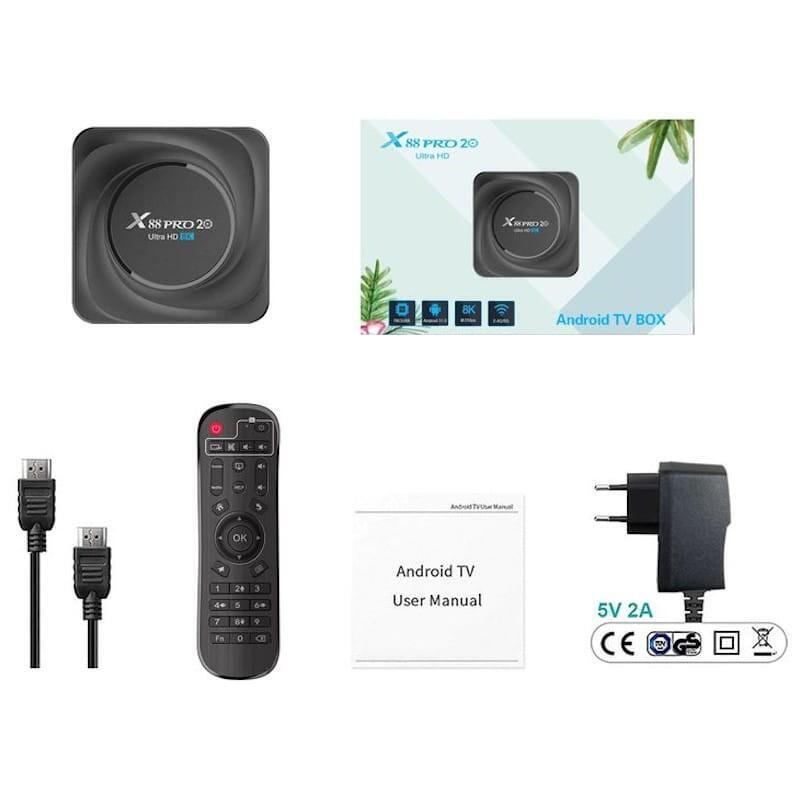 Android Tv X88 Pro 20 8gb/128gb 4k Dual Wifi Bluetooth Android 11