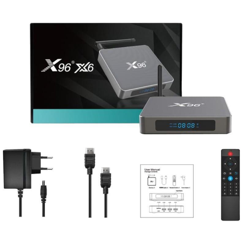 Android Tv X96 X6 Rk3566 8gb/128gb Dual Wifi Bluetooth Control Por Voz Android 11