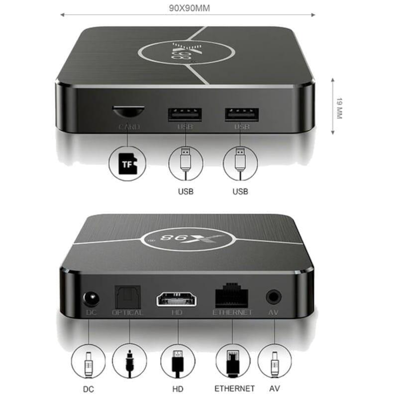 Android Tv X98 Plus S905w2 2gb/16gb Dual Wifi Bluetooth Android 11