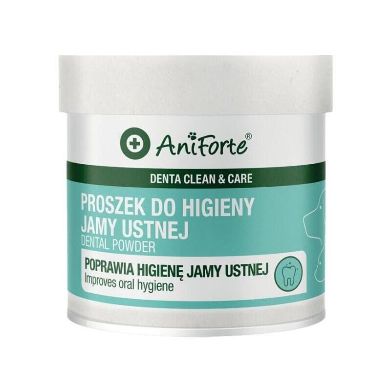 Aniforte Denta Clean & Care Proszek Do Higieny Jamy Ustnej Para Perro I Kota 80g