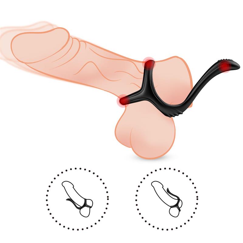 Anillo Para El Pene Con Estimulación Perianal