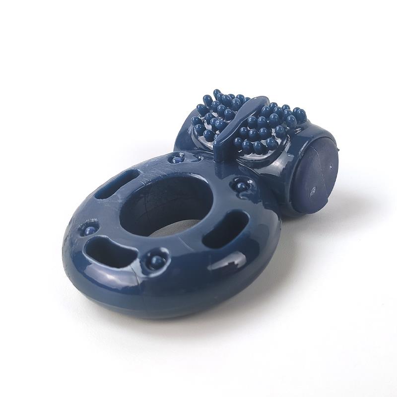 Anillo Para El Pene Con Vibración Azul