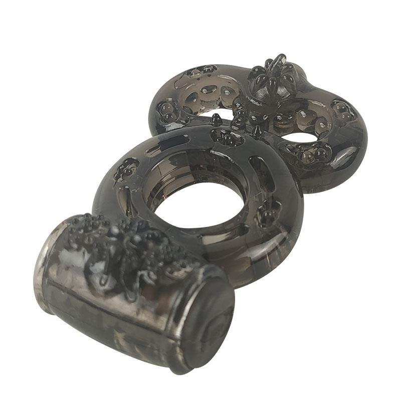 Anillo Para El Pene Con Vibración Negro