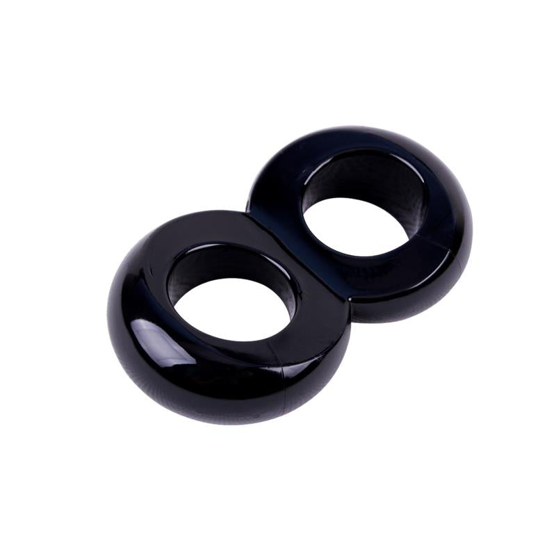 Anillo Para El Pene Doble Duo Cock 8 Negro