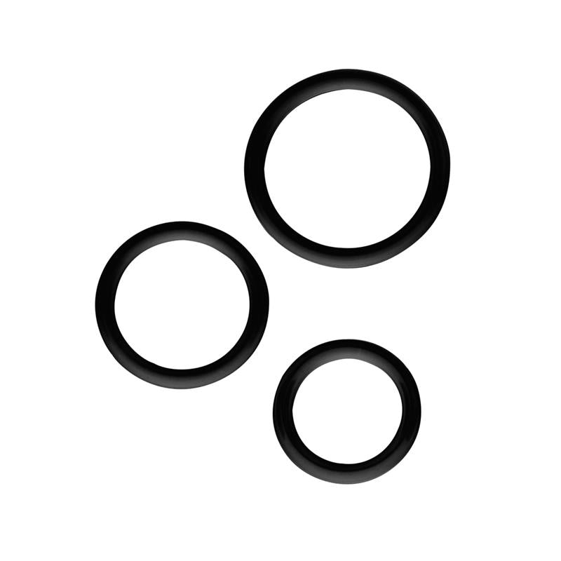 Anillo Para El Pene Magnum Force Silicona Negro