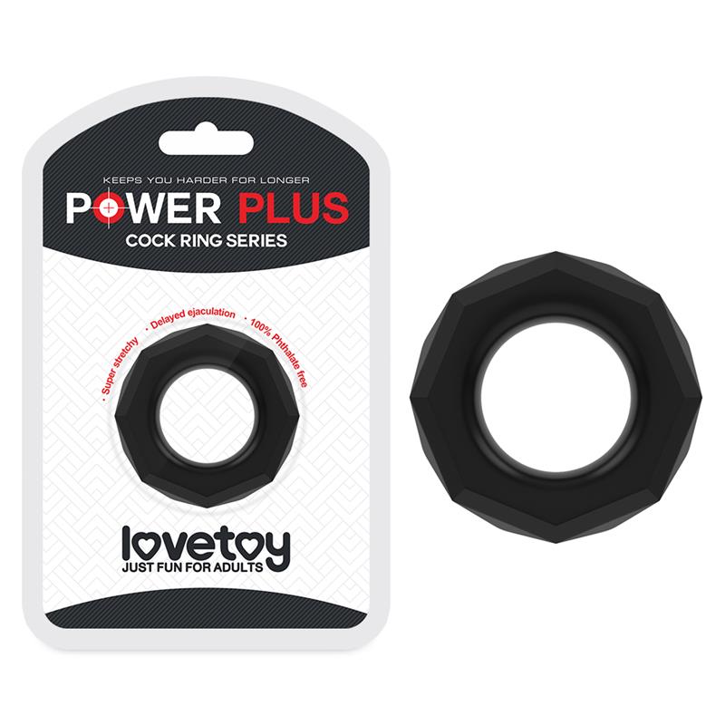 Anillo Para El Pene Power Plus Negro