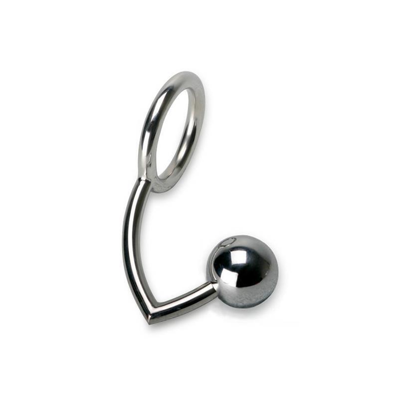 Anillo Para Testículos Con Bola Anal Talla (Interno):Xl
