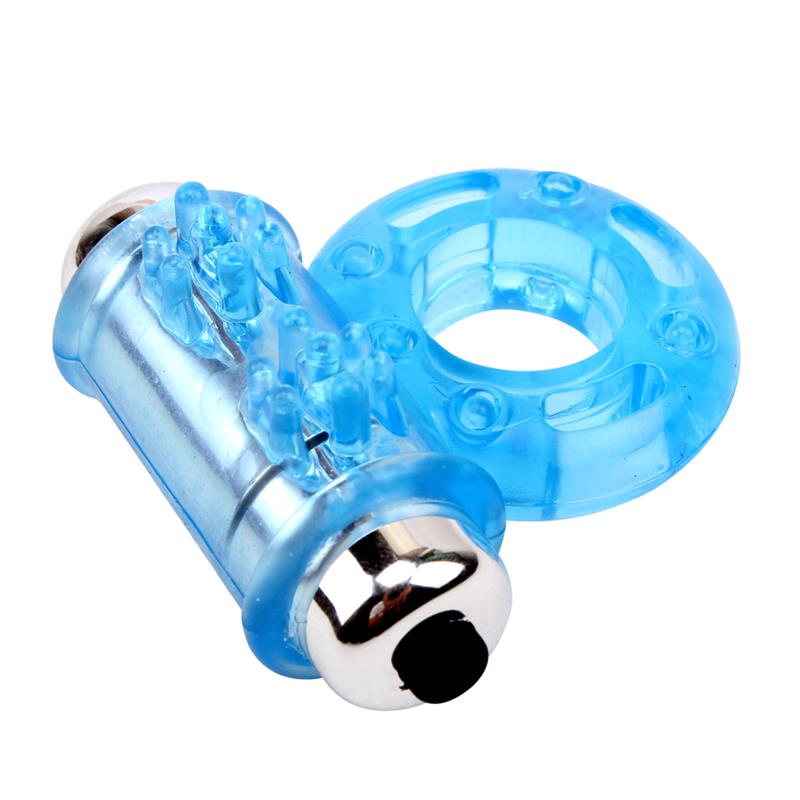 Anillo Vibrador Para El Pene Bull Ring Azul