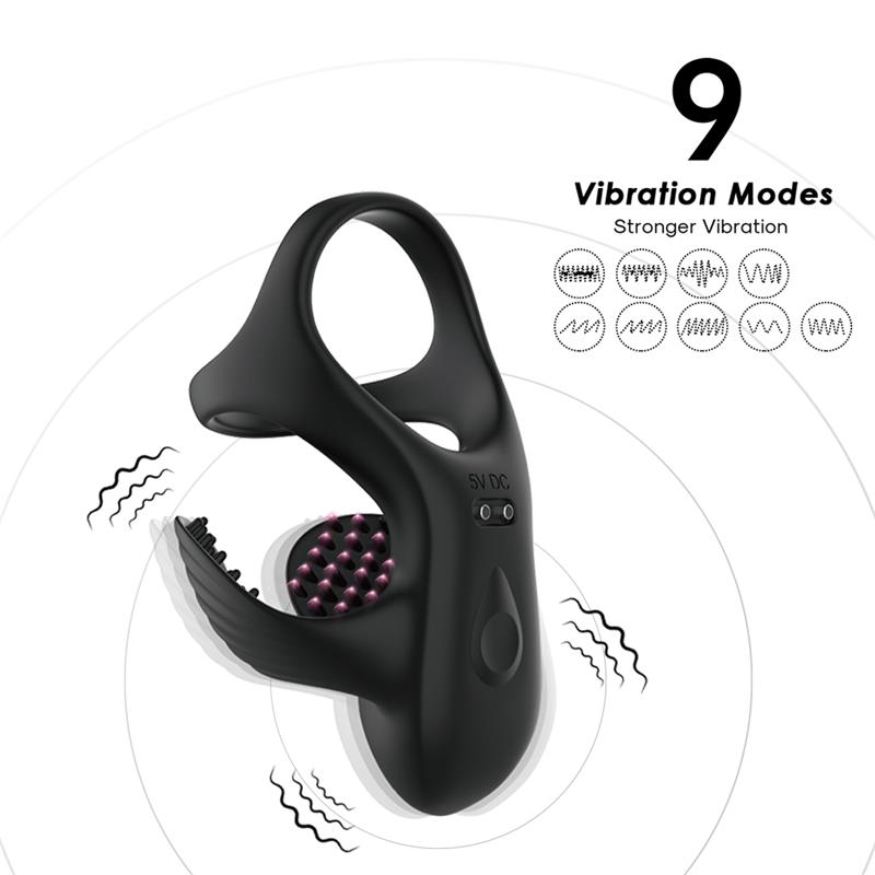 Anillo Vibrador Para El Pene Y Testículos
