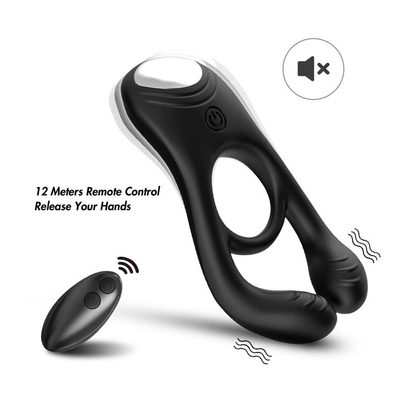 Anillo Vibrador Para Pene Y Testículos