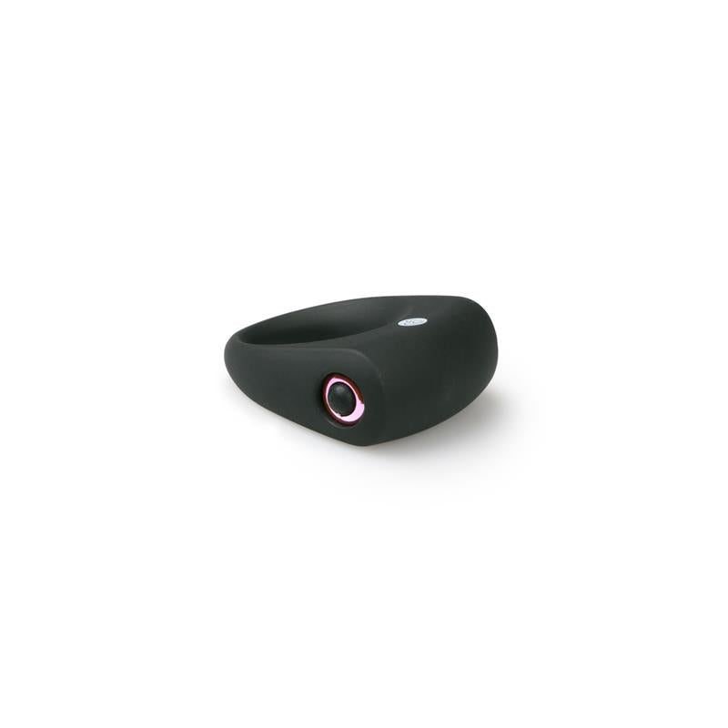 Anillo Para Pene Con Vibración Silicona - Negro