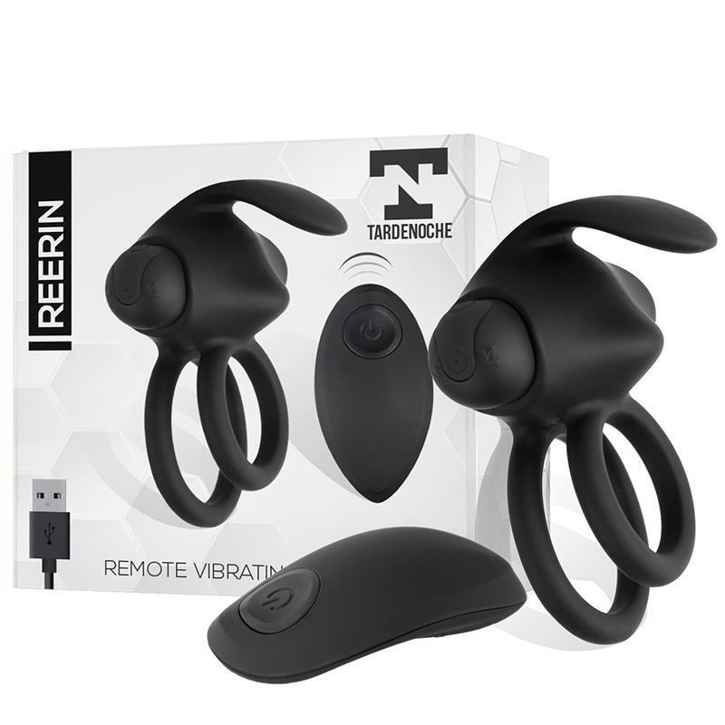 Anillo Vibrador Reerin Usb Dual Control Remoto Usb Silicona