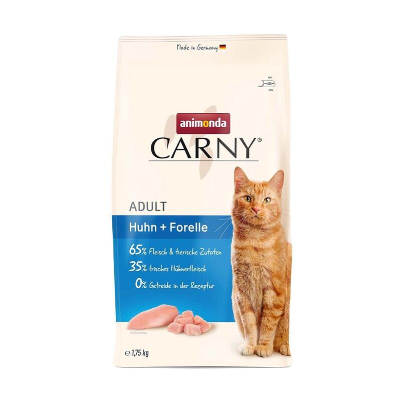 Animonda Carny Adult Chicken With Trout - Dry Cat Food - 1 75kg