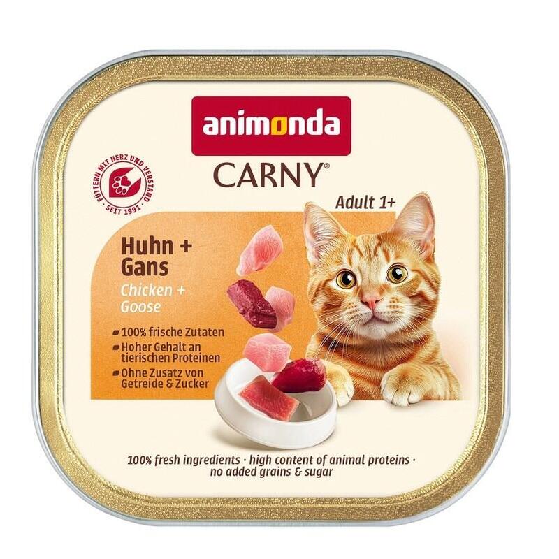 Animonda Carny Comida Para Gatos Pollo,Ganso 85g