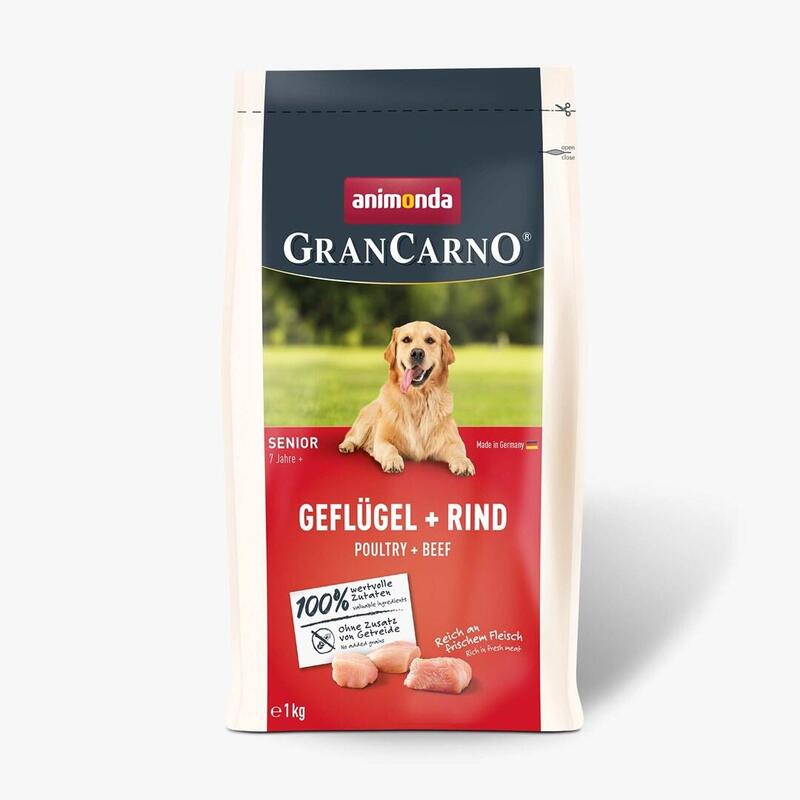 Animonda Gran Carno Senior Poultry With Beef - Dry Dog ??Food - 1 Kg