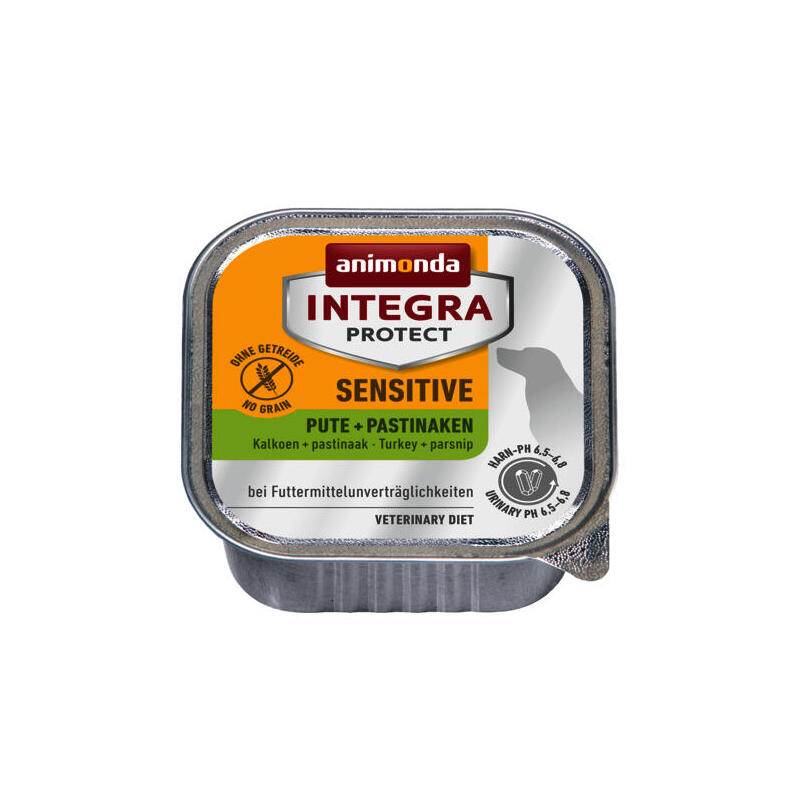 Animonda Integra Protect Sensitive Sabor: Pavo Con Chirivía - Bandeja 150g