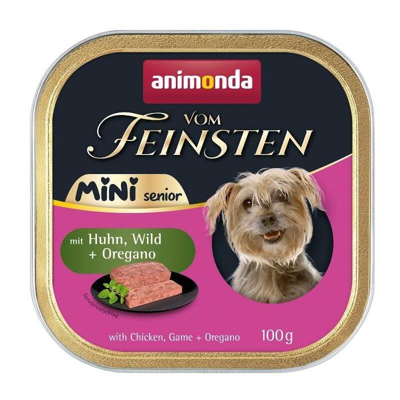 Animonda Vom Feinsten Mini Senior With Chicken, Venison + Oregano 100g