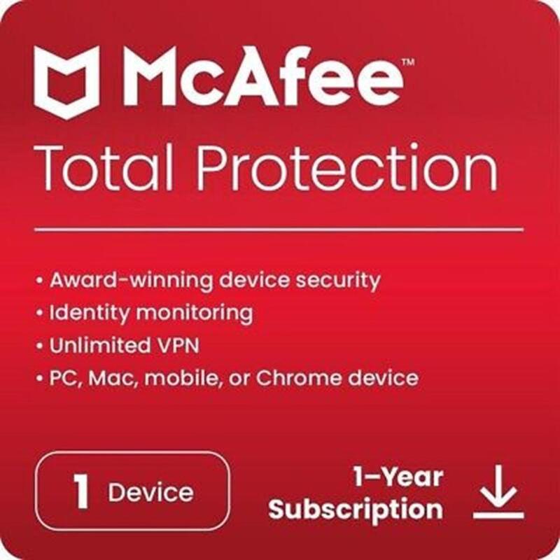 Antivirus Mcafee Total Proteccion 1 Dispositivo 1 Año Esd (Descarga Directa)