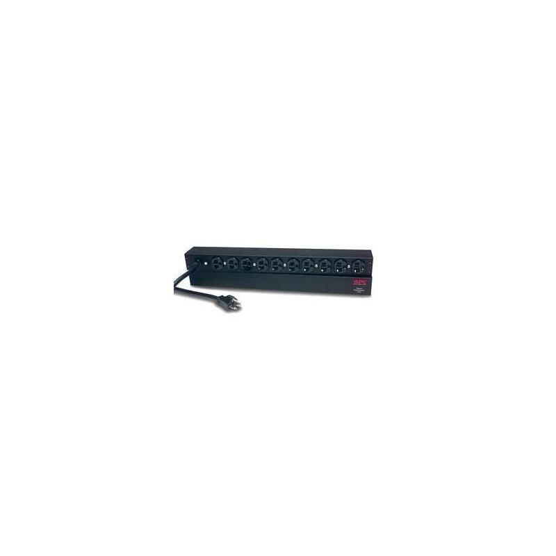 Apc Basic Rack-Mount Pdu Unidad De Distribución De Alimentación (Montaje En Bastidor) Ca 120 V 2.4 Kw Input: Nema 5-20 Conectores De Salida: 10 (Nema 5-20) 1u 19" 3.65 M Cable Negro Para P/N: Smtl2k2rm2uclnc Smtl3krm2ucl Smtl3krm2ucl