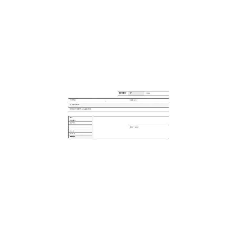 Apli Talonario De Recibos Apaisado Con Iva - Modelo A-52 - Papel Litos Especial - Microperforado - Gramaje 60 G/M²