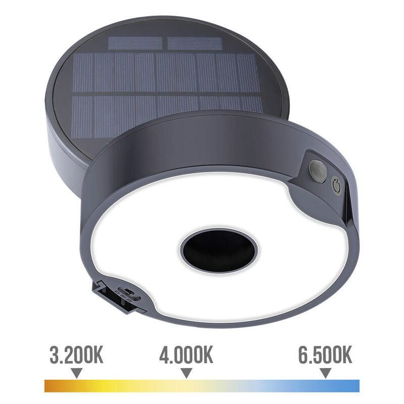 Aplique Solar - Estaca 4w 500 Lm Edm