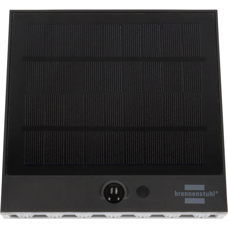 Aplique Solar Led De Pared Brennenstuhl Sol 1000 Plana