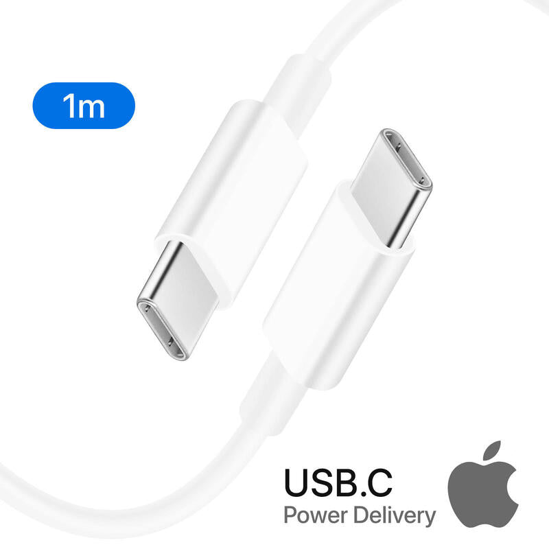 Apple Cable De Carga Usb-C -> Usb-C 1m Blanco Bulk