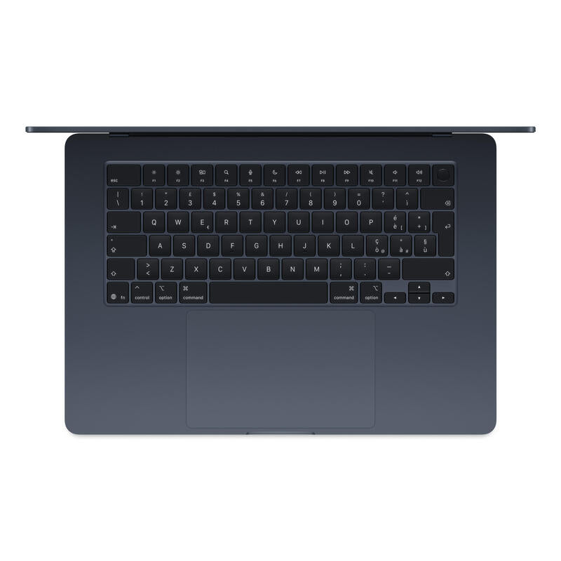 Apple Macbook Air (15") 2025, Portátil Negro, 16 Gb, 512 Gb (512 Gb Ssd), M4, Alemán Mw1m3d/A