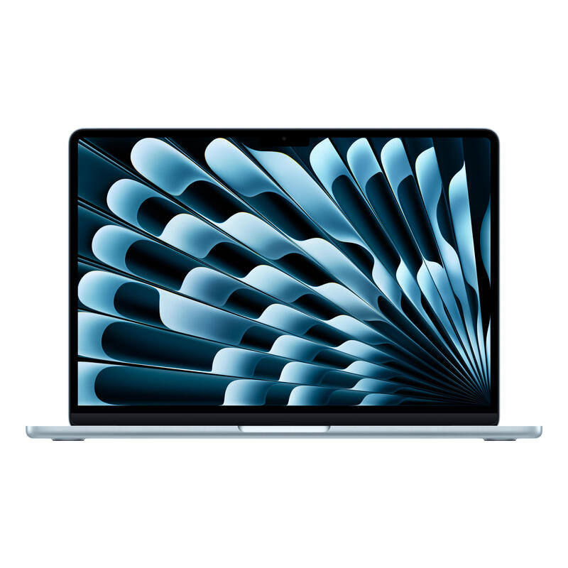 Apple Macbook Air 34,5 Cm (13.6") 2025, Portátil Azul Claro, 16 Gb, 256 Gb (256 Gb Ssd), M4, Macos, Alemán Mc6t4d/A