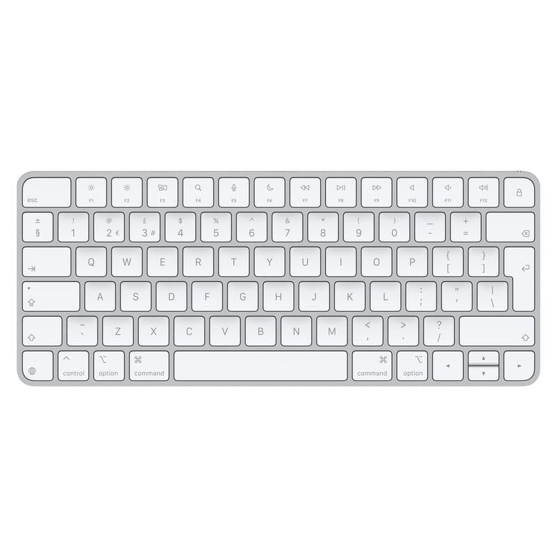 Apple Magic Keyboard, Teclado Plateado/Blanco, Diseño Para Reino Unido Mxcl3b/A