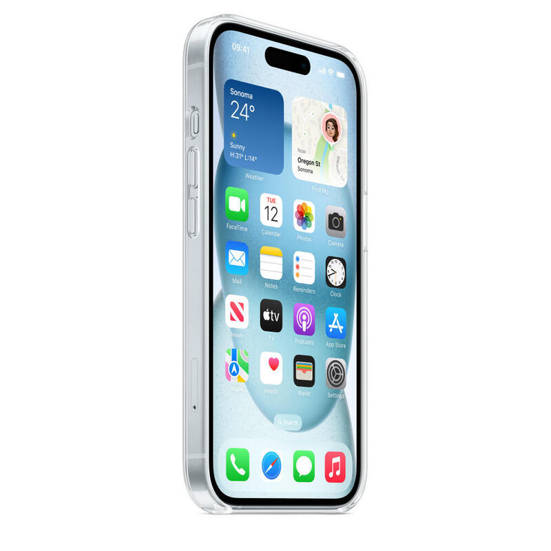 Apple Mt203zm/A Funda Para Iphone 15 (6.1") Transparente