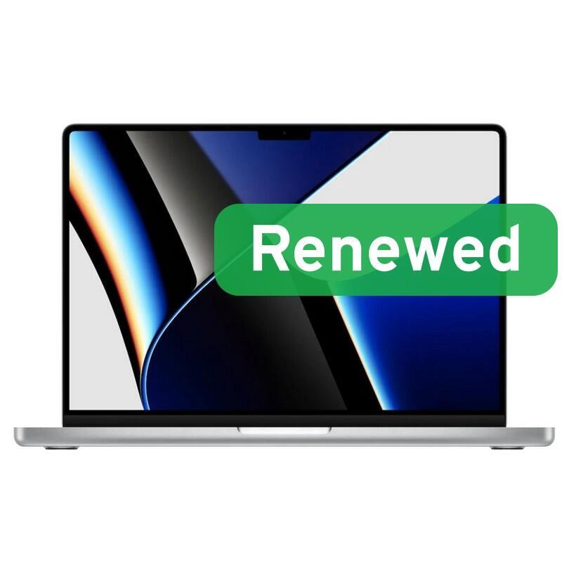 Apple Renewed Grade B Macbook Pro 14 A2442 14 M1 Pro 10-Core Cpu 32gb 14-Core Gpu 1 Tb Silver Us-Ru Backlit