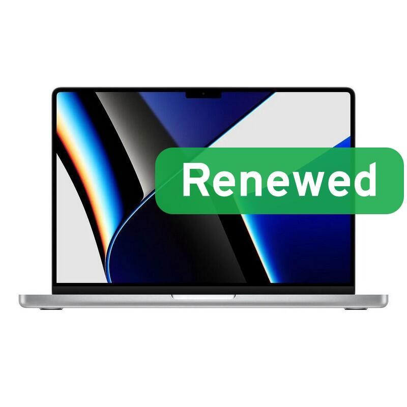 Apple Renewed Grade B Macbook Pro 16 A2485 16 M1 Max 10-Core Cpu 32gb 32-Core Gpu 1 Tb Silver Us-Ru Backlit