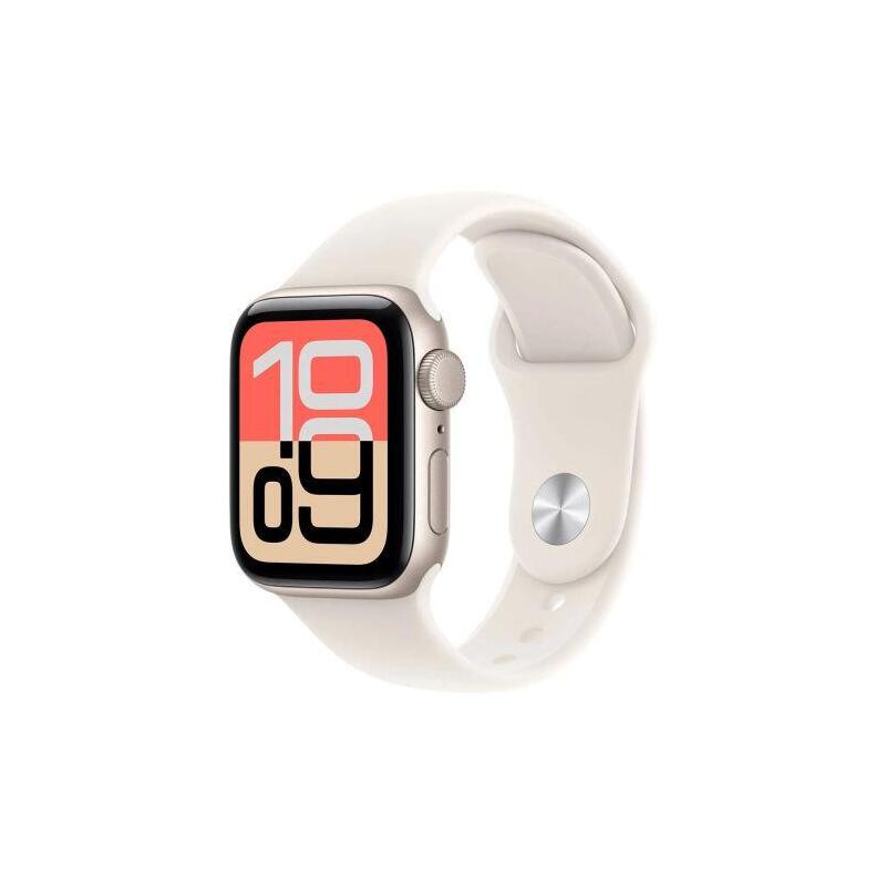 Apple Watch Se 3 (2025) Gps 40mm Starlight Alu Case, Starlight Sport Band M/L Eu Meh54