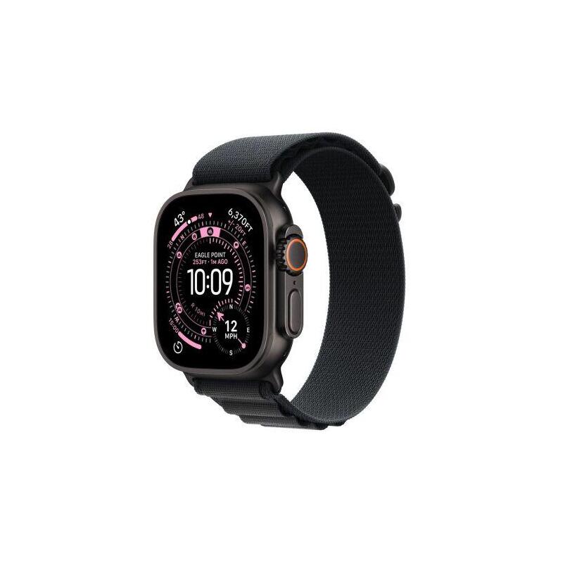 Apple Watch Ultra 3 Gps + Cellular 49mm Black Aluminiun Case With Black Alpine Loop L Mf0x4qc/A