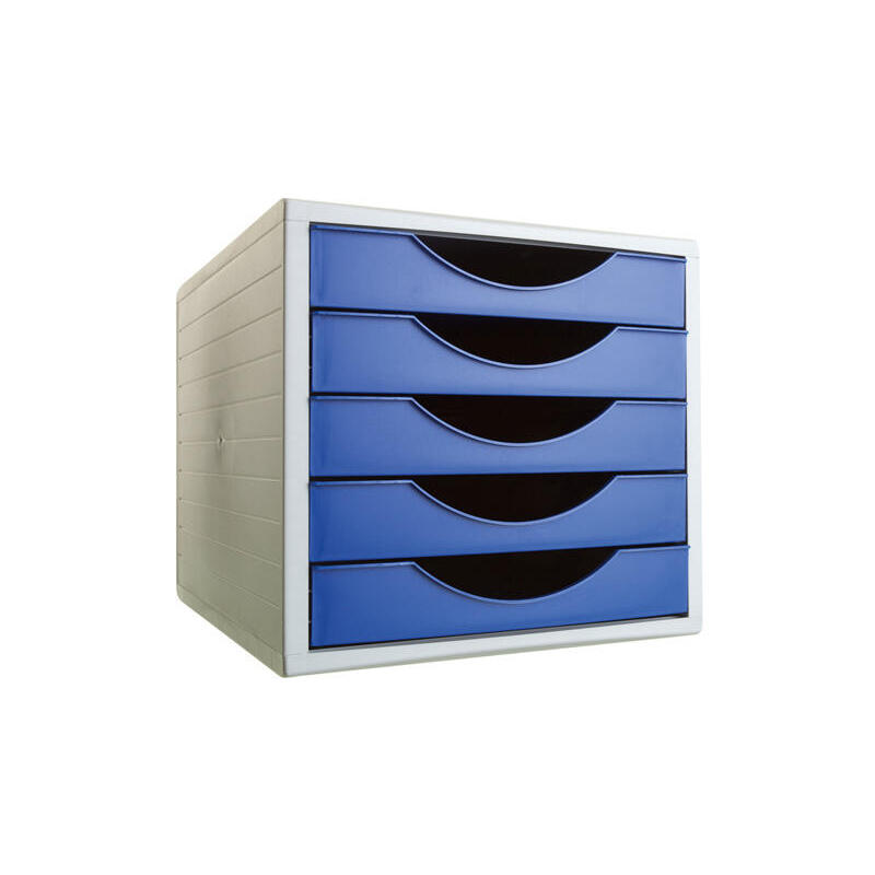 Archivo 2000 Módulo Archivotec 5 Cajones Válido Para Formato Din A4, Fólio Y Subcarpeta 340x270x260 Mm Azul