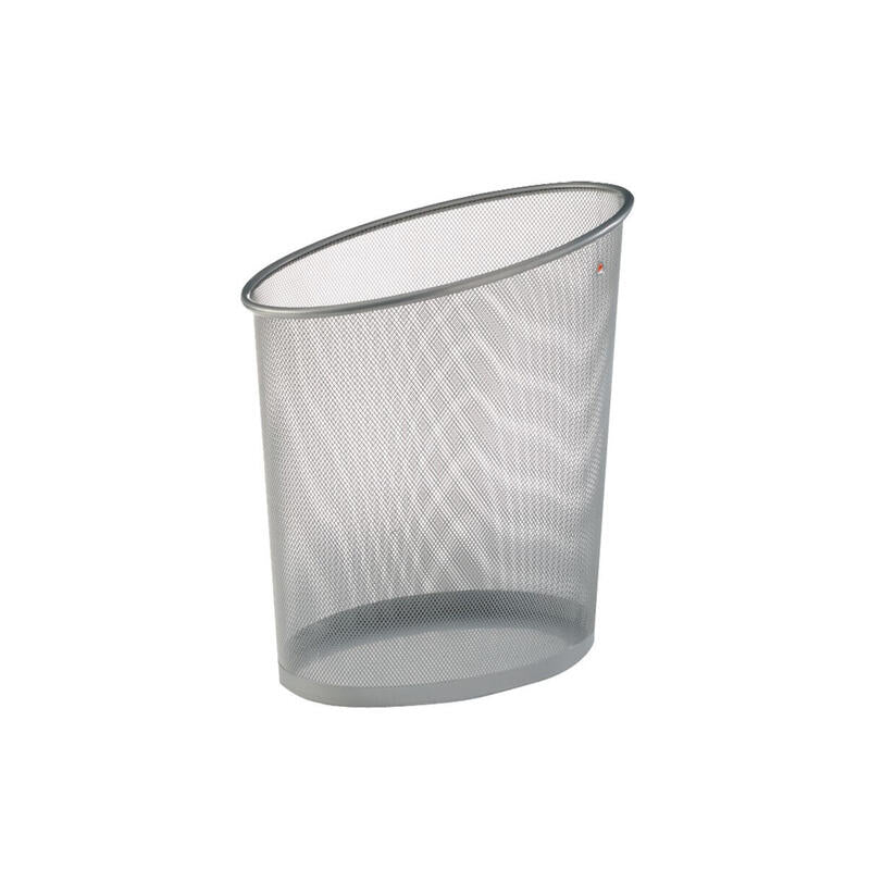 Archivo 2000 Papelera De Rejilla Mesh Alba Capacidad 18 Litros 355x290x400 Mm Gris