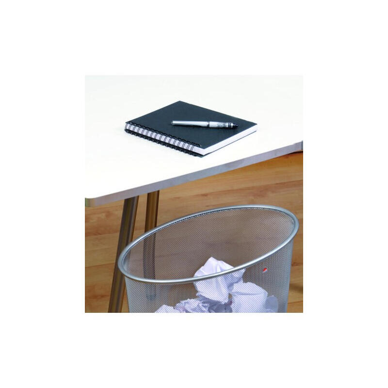 Archivo 2000 Papelera De Rejilla Mesh Alba Capacidad 18 Litros 355x290x400 Mm Gris
