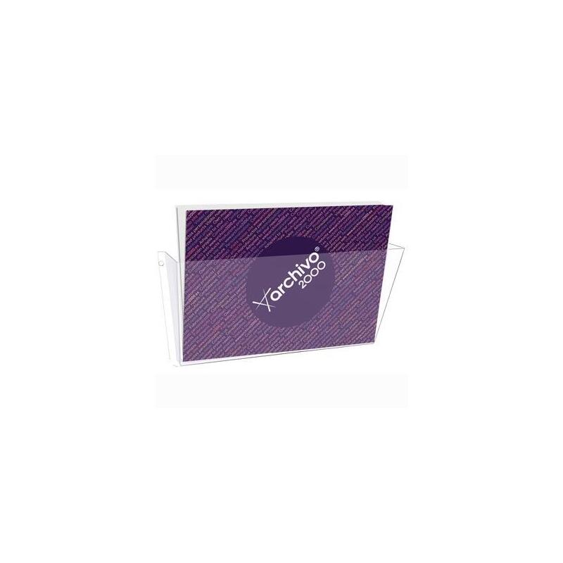 Archivo 2000 Portadocumentos Mural Con 1 Compartimento Din A4 Horizontal 80x365x180 Mm