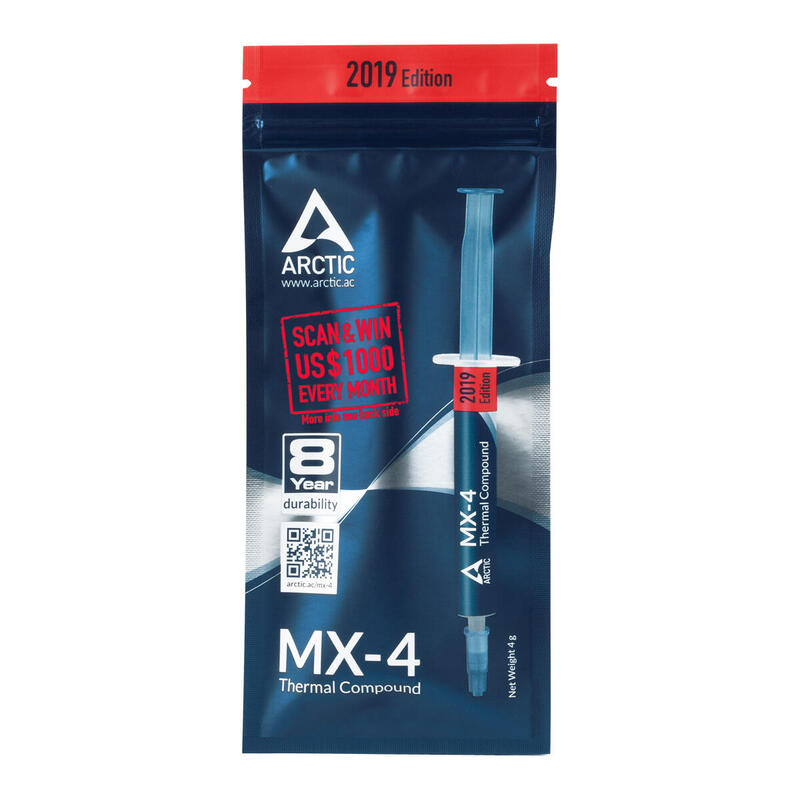 Arctic Mx-4 Compuesto Disipador De Calor Pasta Térmica 8,5 W/M·K 4 G