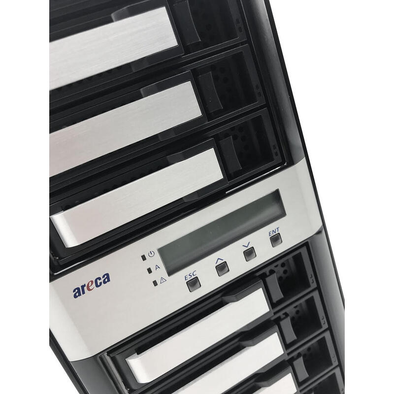 Areca Arc-8050t3u-8 Servidor De Almacenamiento Torre Roc 2 Gb Ddr3 Negro