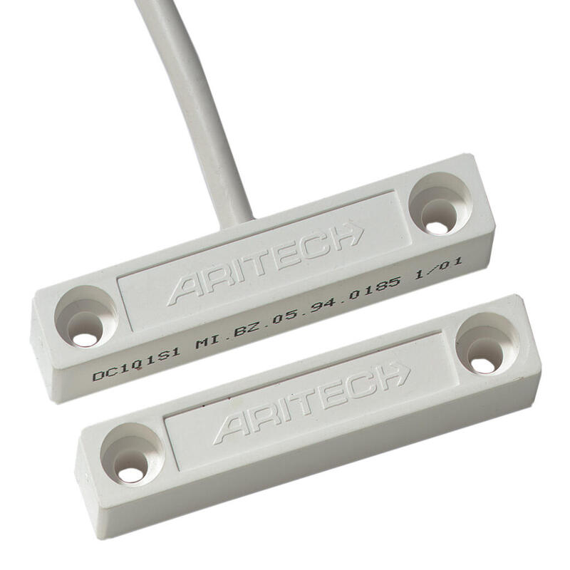 Aritech Dc103 Contacto Magnético Plástico De Superficie. Nc. Polarizado. Apertura 15mm. Grado 2